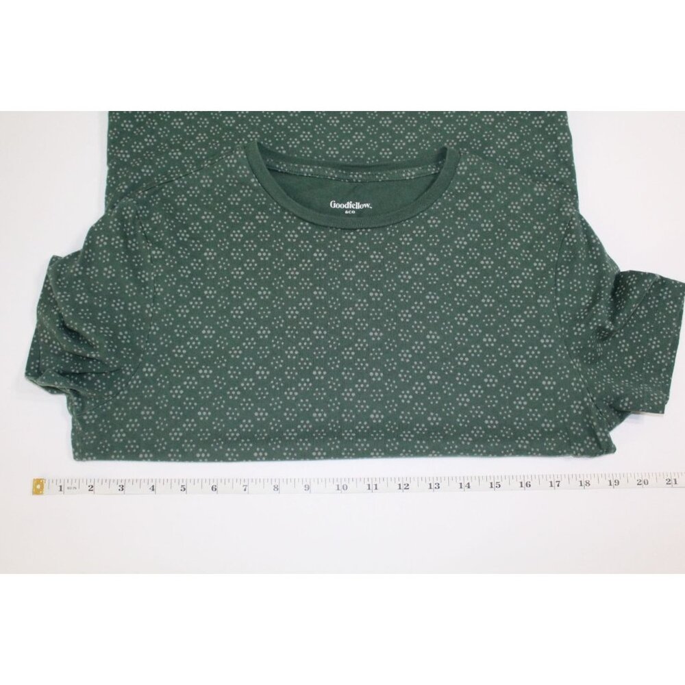 Goodfellow Men's‎ Standard T-shirt Green Patterned Size Small - Picture 9 of 16